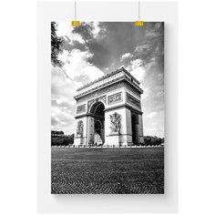 Постер на стену для интерьера Postermarkt Париж №1, размер 60х90 см, постеры картины для интерьера в тубусе