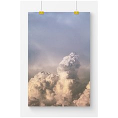 Постер на стену для интерьера Postermarkt Густые облака, размер 40х50 см, постеры картины для интерьера в тубусе