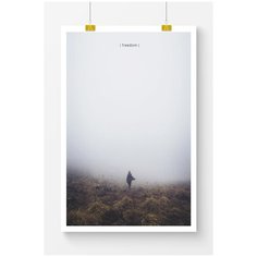 Постер на стену для интерьера Postermarkt Freedom размер 50х70 см, постеры картины для интерьера в тубусе