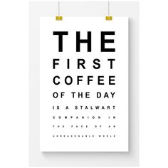 Постер на стену для интерьера Postermarkt The first coffee, размер 60х90 см, постеры картины для интерьера в тубусе