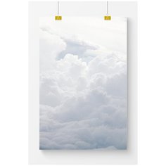 Постер на стену для интерьера Postermarkt Облака, размер 40х50 см, постеры картины для интерьера в тубусе