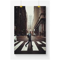 Постер на стену для интерьера Postermarkt Город №9, размер 60х90 см, постеры картины для интерьера в тубусе