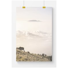 Постер на стену для интерьера Postermarkt Над облаками, размер 40х50 см, постеры картины для интерьера в тубусе