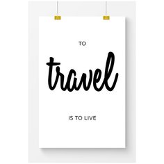 Постер на стену для интерьера Postermarkt Мотивация To travel, размер 40х50 см, постеры картины для интерьера в тубусе