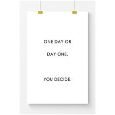 Постер на стену для интерьера Postermarkt Мотивация One day, размер 50х70 см, постеры картины для интерьера в тубусе