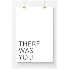 Постер на стену для интерьера Postermarkt Мотивация There was you, размер 40х50 см, постеры картины для интерьера в тубусе