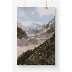 Постер на стену для интерьера Postermarkt Вид на ущелье, размер 50х70 см, постеры картины для интерьера в тубусе