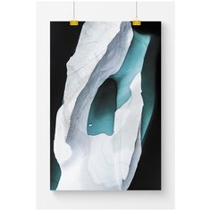 Постер на стену для интерьера Postermarkt Айсберг №2, размер 50х70 см, постеры картины для интерьера в тубусе