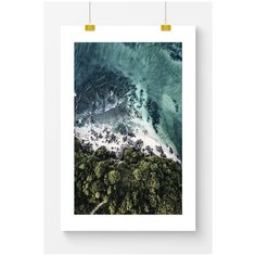 Постер для интерьера Postermarkt Берег океана, 70х100 см, в тубусе