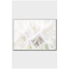 Постер на стену для интерьера Postermarkt Одуванчики, постер в белой рамке 30х40 см, постеры картины для интерьера в белой рамке