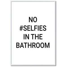 Постер в рамке Postermarkt "No selfies", 50х70 см
