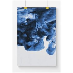 Постер на стену для интерьера Postermarkt Синий дым, размер 50х70 см, постеры картины для интерьера в тубусе