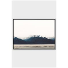 Постер на стену для интерьера Postermarkt Холодный берег, постер в черной рамке 50х70 см, постеры картины для интерьера в черной рамке