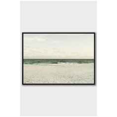 Постер на стену для интерьера Postermarkt Берег моря №6, постер в черной рамке 50х70 см, постеры картины для интерьера в черной рамке