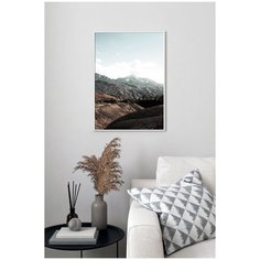 Постер в белой рамке Postermarkt "Темные горы", 40х50 см