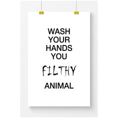 Постер на стену для интерьера Postermarkt Мотивация Wash your hands, размер 50х70 см, постеры картины для интерьера в тубусе