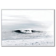 Постер в рамке Postermarkt "Волна на море", 40х50 см