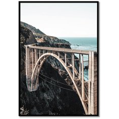 Постер в рамке Postermarkt "Мост", 40х50 см