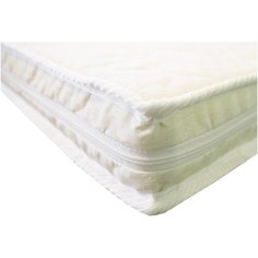 Сменный чехол -наматрасник с молнией по трем сторонам на матрас 160х200х22 цвет Белый