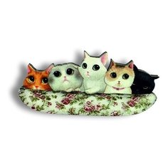 Брошь Woodslot Корзина с котятами