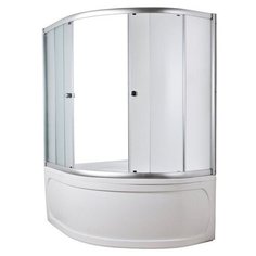Шторка на борт ванны 1Marka Aura 150*105*140 TS
