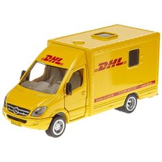 Фургон Siku Почтовая машина Mercedes Sprinter DHL (1936) 1:50, 17.5 см, желтый