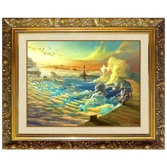 F-356 Алмазная мозаика милато "Облачный маяк" Milato