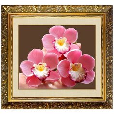 Алмазная мозаика Милато "Розовая орхидея" F-175 Milato