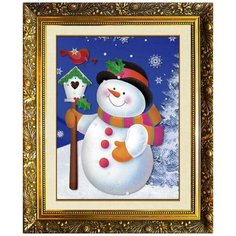 N-325 Алмазная мозаика милато "Снеговик" Milato