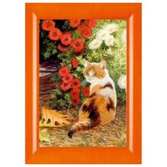 Алмазная мозаика Милато "Кошечка в цветах" N-168 Milato
