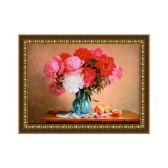 Алмазная мозаика Милато "Пионы с персиками" Z-118 Milato