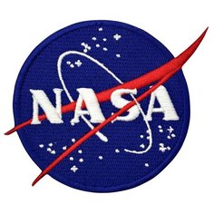 Нашивка (шеврон, патч) на термослое , Стежкофф, "Nasa", 8х11,5 см, 1 штука