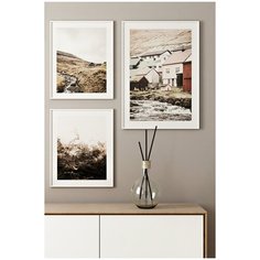 Набор из трех постеров Postermarkt в белых рамках, Набор #19