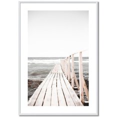 Постер в рамке Postermarkt "Мост к морю", 40х50 см