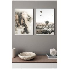 Набор из двух постеров Postermarkt в рамках 50х70 см, Идеальная пара #77