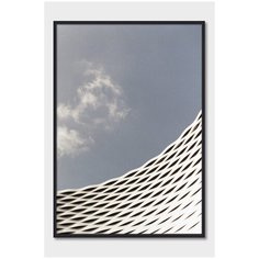 Постер на стену для интерьера Postermarkt Вид на небо №1, постер в черной рамке 30х40 см, постеры картины для интерьера в черной рамке