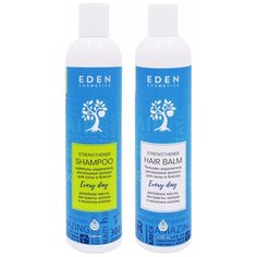 Набор EDEN Шампунь-укрепитель корней Роскошные волосы 350мл и Бальзам для волос укрепитель корней Роскошные волосы 350мл
