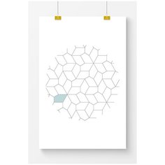 Постер на стену для интерьера Postermarkt Сегменты, размер 40х50 см, постеры картины для интерьера в тубусе