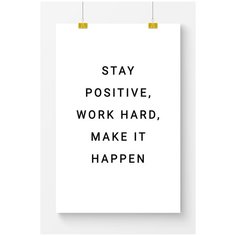 Постер на стену для интерьера Postermarkt Мотивация Stay positive, размер 50х70 см, постеры картины для интерьера в тубусе