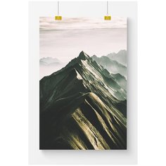 Постер на стену для интерьера Postermarkt Горы №8, размер 40х50 см, постеры картины для интерьера в тубусе