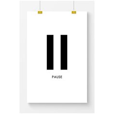 Постер на стену для интерьера Postermarkt Мотивация Pause, размер 50х70 см, постеры картины для интерьера в тубусе