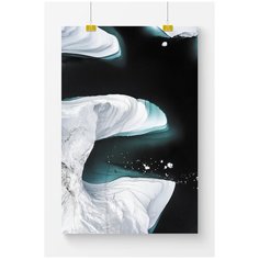 Постер на стену для интерьера Postermarkt Айсберг №1, размер 50х70 см, постеры картины для интерьера в тубусе