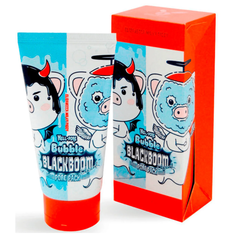 Маска кислородная для очищения пор ELIZAVECCA Hell-Pore Bubble Blackboom Pore Pack 150ml