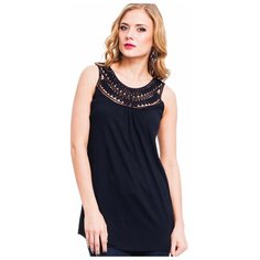 Туника с вязаной горловиной Mondigo (6450, черный, размер: 42)