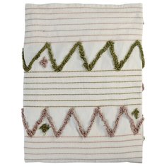 Покрывало из хлопка с бахромой из коллекции Ethnic, 180х250 см Tkano