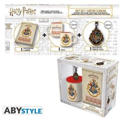 Набор подарочный Harry Potter (кружка + брелок + блокнот Hogwarts) Ab Ystyle