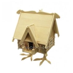 Шкатулка Избушка на курьих ножках Wood Fun