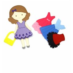 Игровой набор «Одень куклу. Маленькая модница» Woodland