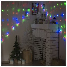 Luazon Lighting Гирлянда электрическая светодиодная "Бахрома-арка",2.5 х 1.2 м.