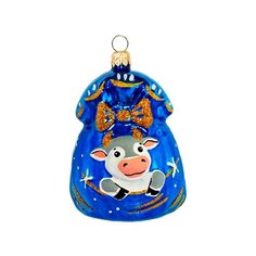 Елочное украшение, "Подарок" 80мм С935 Елочка